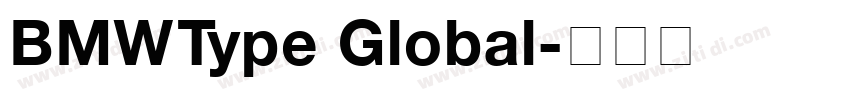 BMW Type Global字体转换